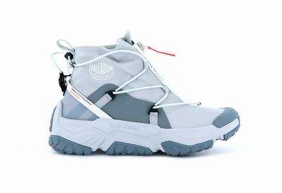 Zapatillas Palladium OFF-GRID HI ZIP WATERPROOF + Hombre Gris | Costa Rica-31725